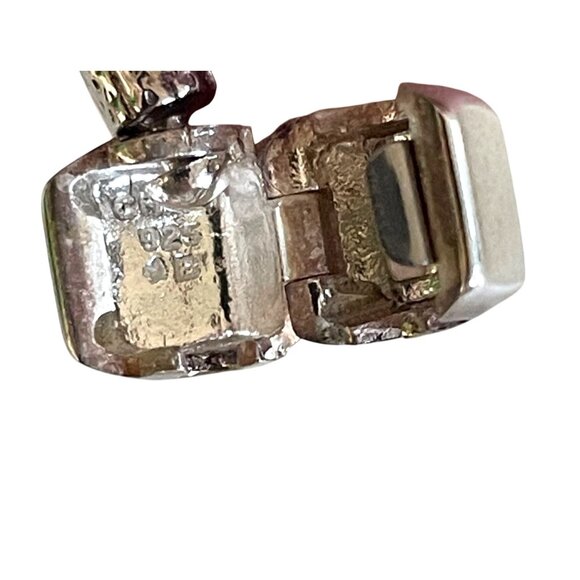 Chamilia Sterling Silver Bracelet w/ Red, Pink & Clear Crystal Charm in Gift Box - Picture 7 of 9